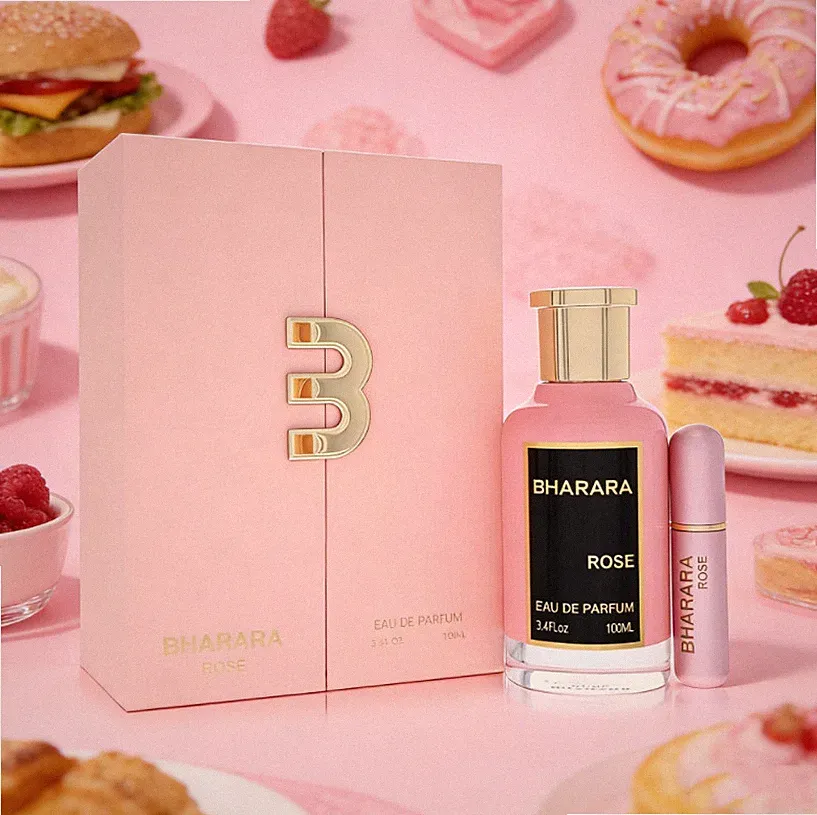 Bharara Rose Eau de Parfum Women's perfume Fresh flower and fruit fragrance 100m
