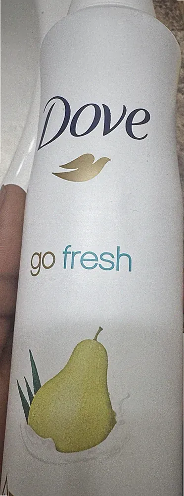 Dove Go Fresh Pear Scent Spray Deodorant Unisex Body Odor Protection Freshness