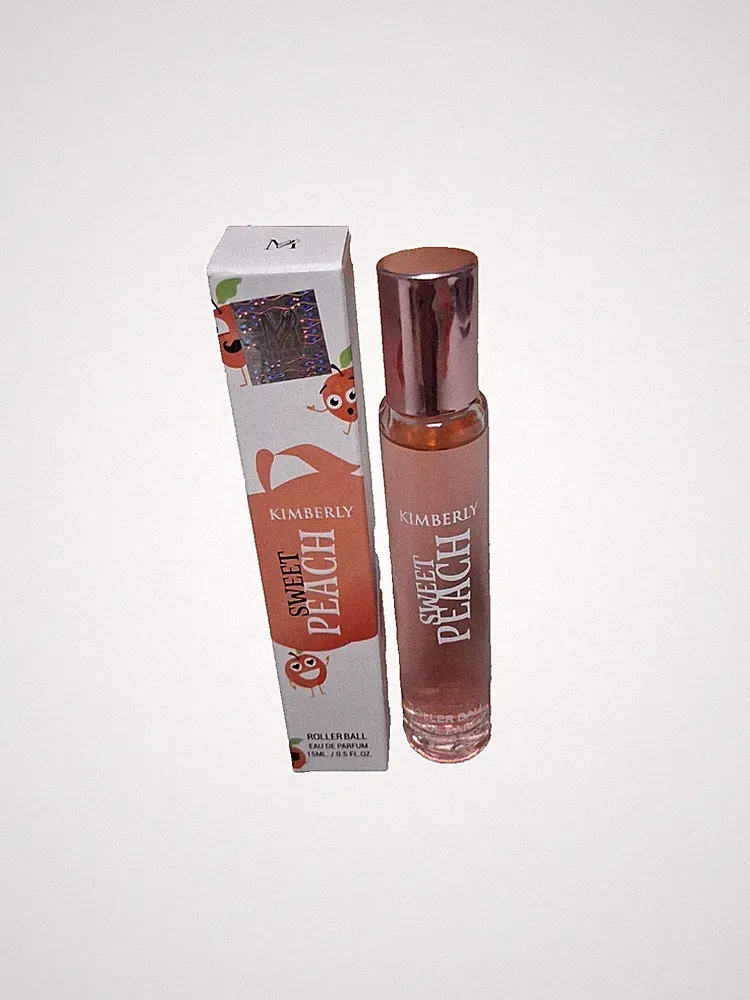 Kimberly Sweet Peach EDP 15ml/0.5 fl.oz Rollerball Pocket Perfume NEW