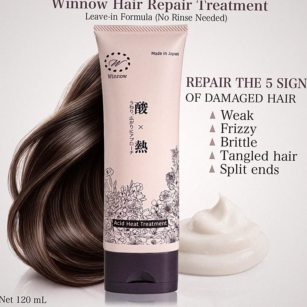 Winnow Hair Repair Treatment Live-in hair treatment fresh floral fragrance JAPAN